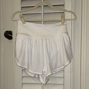 FP Movement Women's White Flowy Shorts